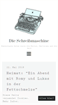 Mobile Screenshot of dieschreibmaschine.net